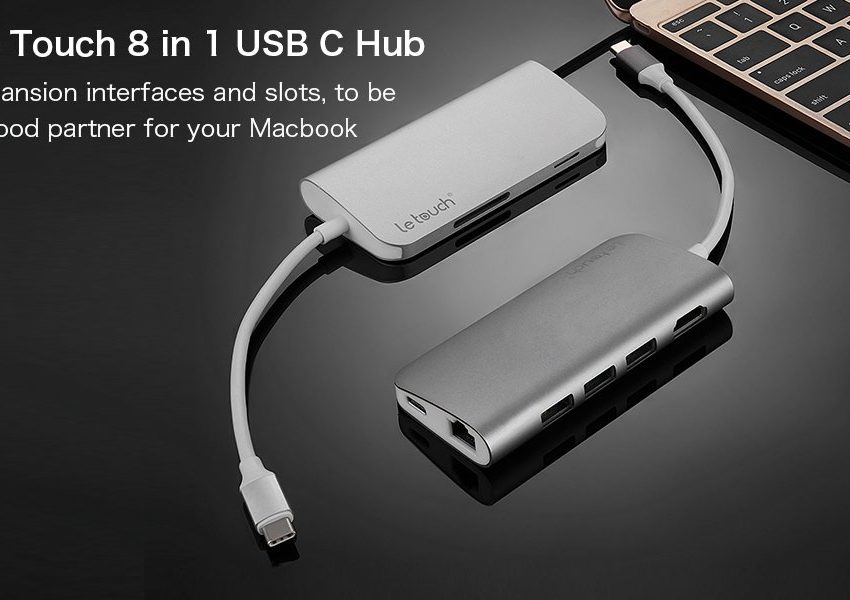 le touch usb c hub 8in1