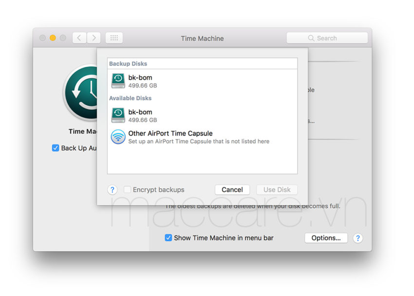 Internet Time Machine Ios Time Machine sao lưu dữ liệu an toàn cho Macbook, iMac