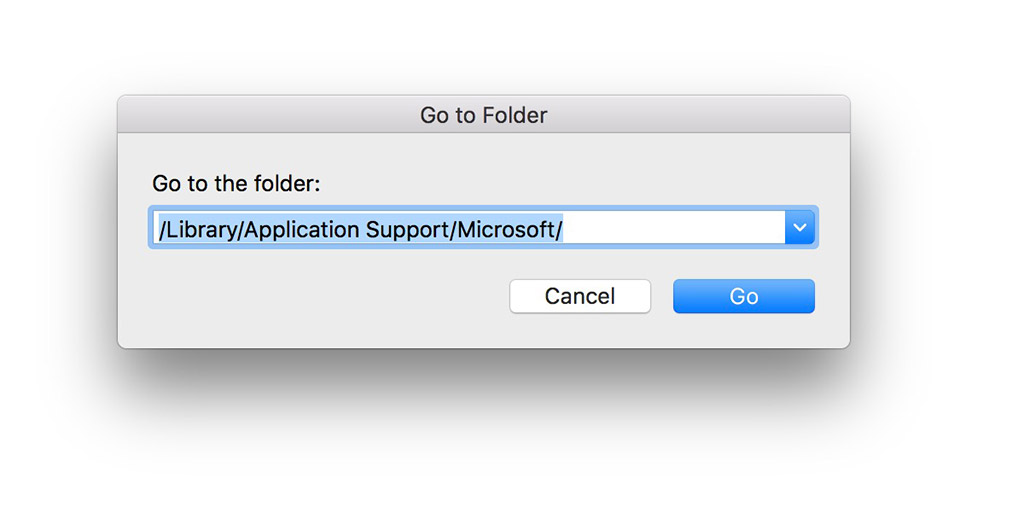 go to folder mac