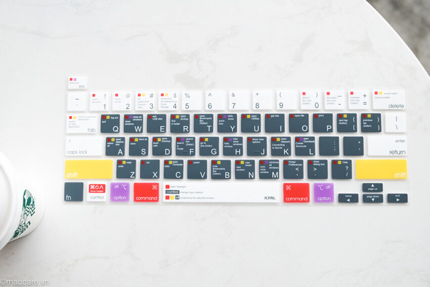 phủ phím macbook m1 phím tắt verskin macos shortcut keyboard