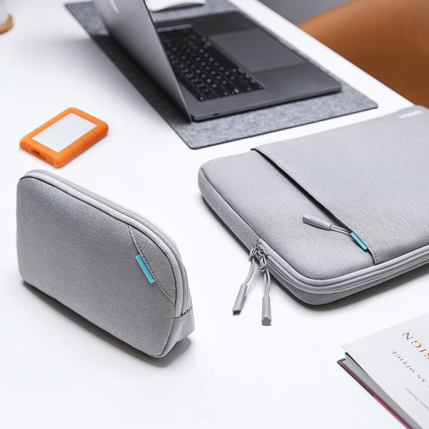 túi chống sốc macbook 14inch 2021 m1 tomtc a13 kèm túi phụ kiện