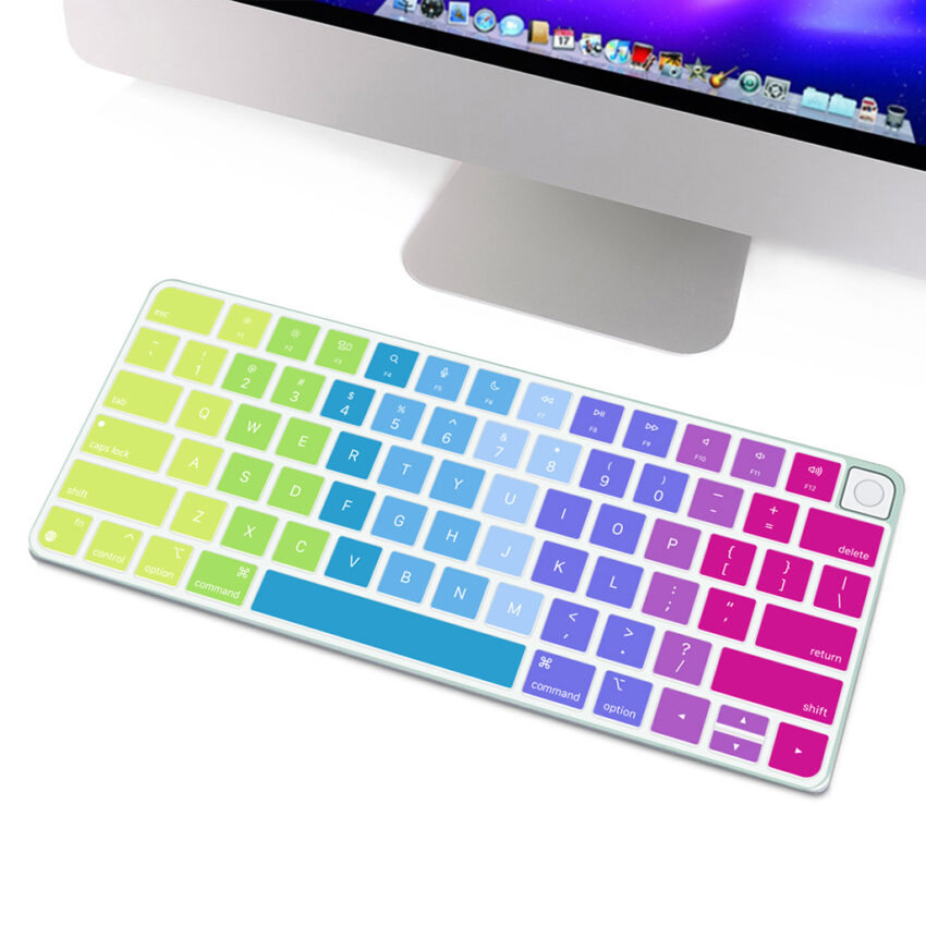 miếng phủ phím magic keyboard touch id m1 nhiều màu sắc