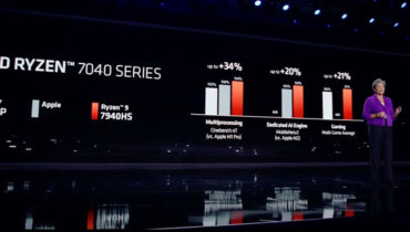 AMD chip máy tính xách tay mới nhanh hơn 30% so với M1 Pro, thời lượng pin lên tới 30 giờ