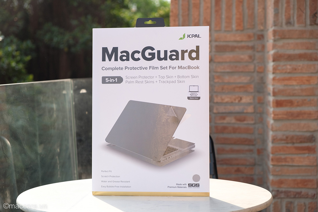 bộ dán jcpal macguard 5in1 macbook pro 14inch, 16inch gray