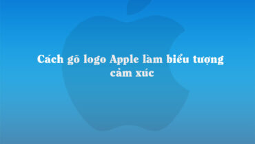 Cách gõ logo Apple 