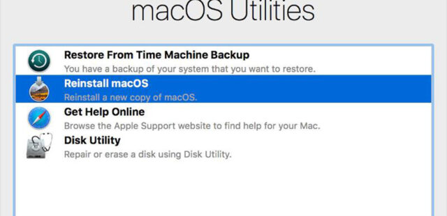 Khởi động chế độ Mac Recovery Mode