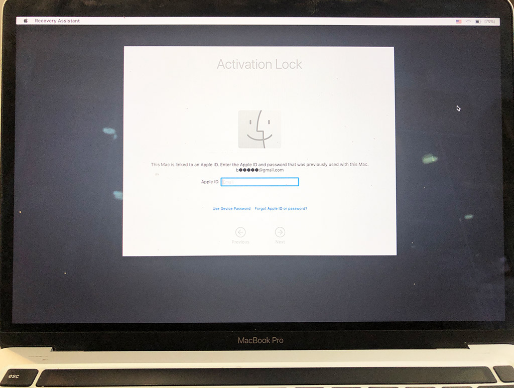 xử lý macbook dính icloud ẩn