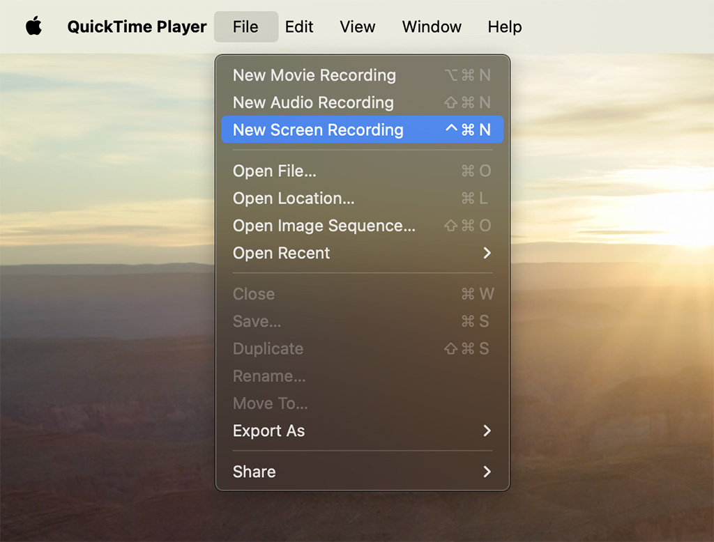 new screen recording macos