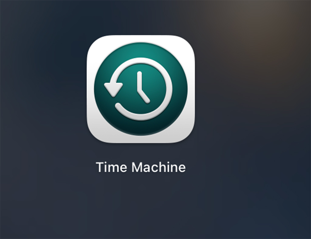 backup data với time machine