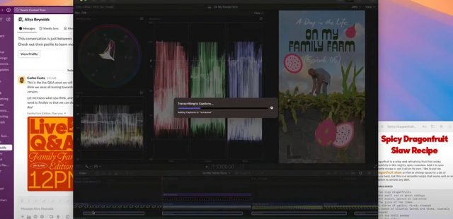 Final Cut Pro có thêm tính năng AI “Transcribe to Captio”