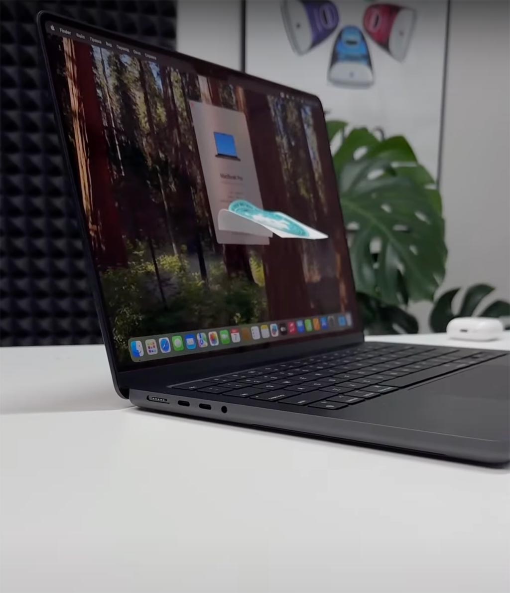 macbook pro m4 ro rỉ video mở hộp trên youtube