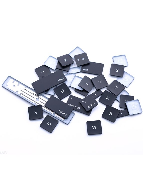 keycaps, phím lẻ macbook air m2, m3 midnight chính hãng