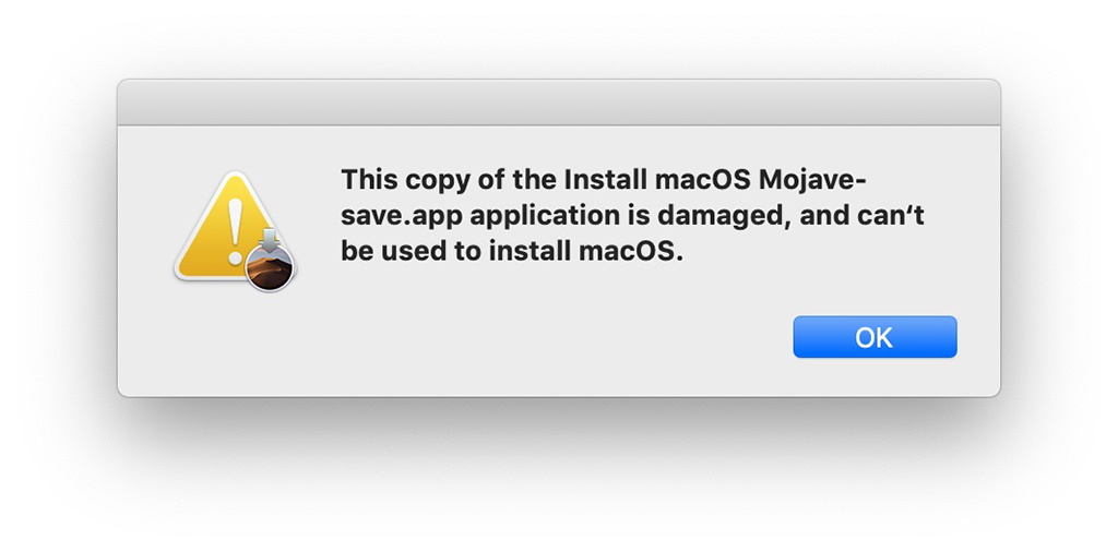 lỗi cài đặt macos