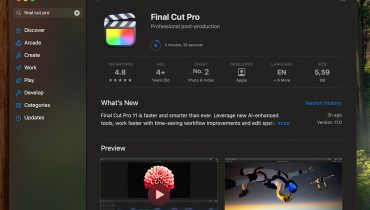 Apple phát hành Final Cut Pro 11 cho Mac