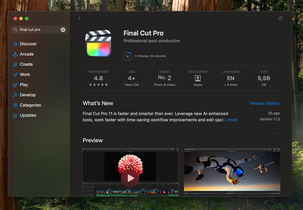 update final cut pro 11 cho mac