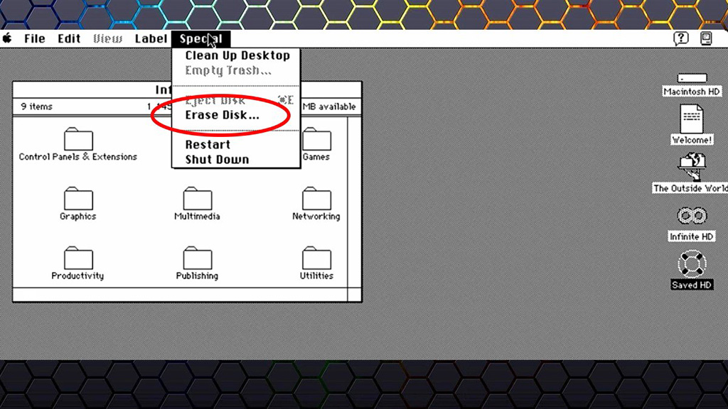 xoá ổ đĩa cứng erase disk macos 1984