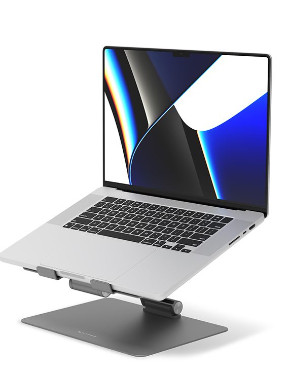 đế kê hyperspace cho laptop, macbook chính hãng, gấp gọn, làm bằng nhôm