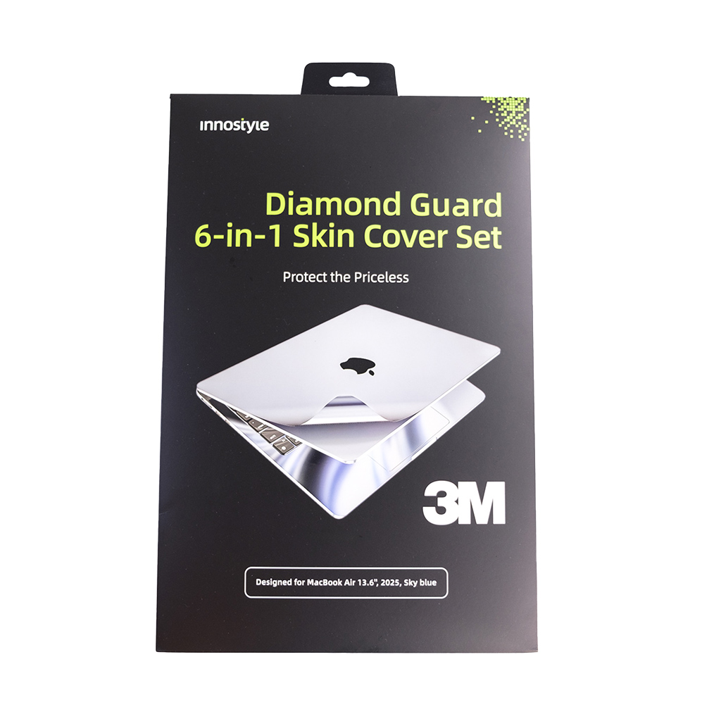 bộ dán full macbook air sky blue innostyle 6in1