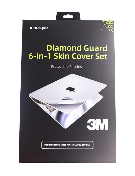 dán macbook air màu sky blue innostyle 6in1