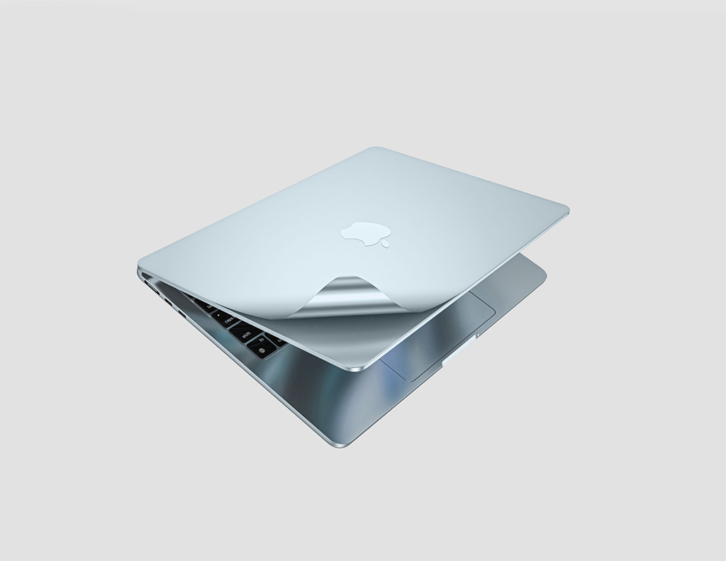 dán mặt trên macbook air sky blue