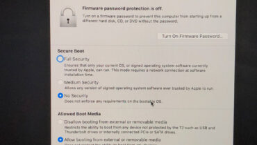 Hướng dẫn tắt Secure Boot cho Mac chip T2, Apple Silicone