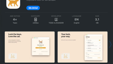 App Cats Lock cho Mac giúp ngăn mèo phá hoại bàn phím